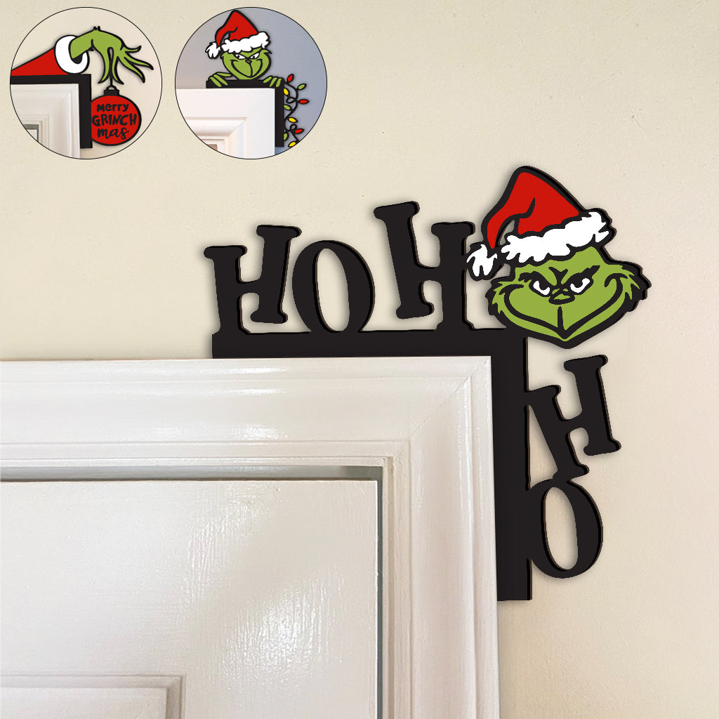 Ho Ho Ho - Personalized Stole Christmas Door Frame Decoration