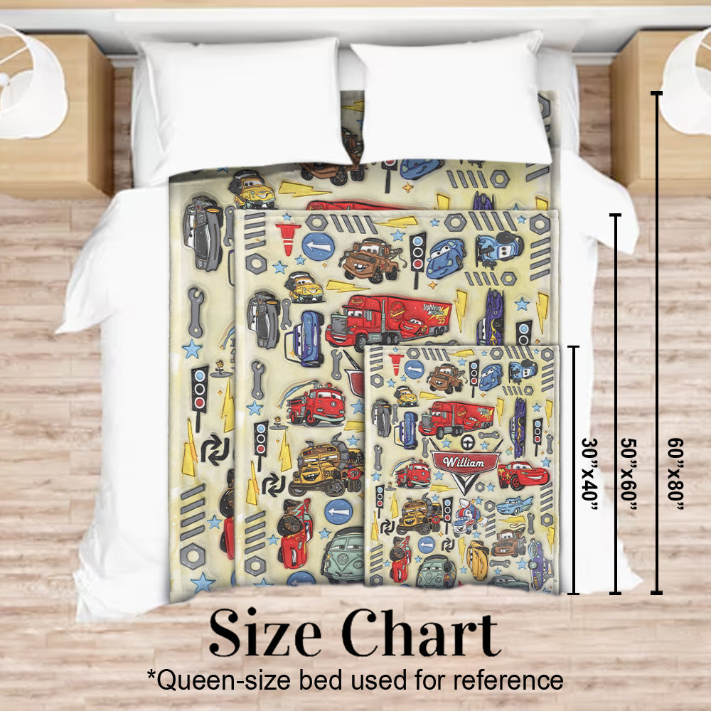 I'm Faster Than Fast - Personalized Cars Blanket
