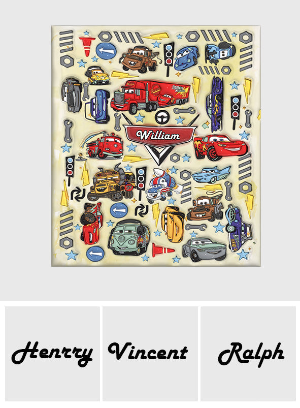I'm Faster Than Fast - Personalized Cars Blanket
