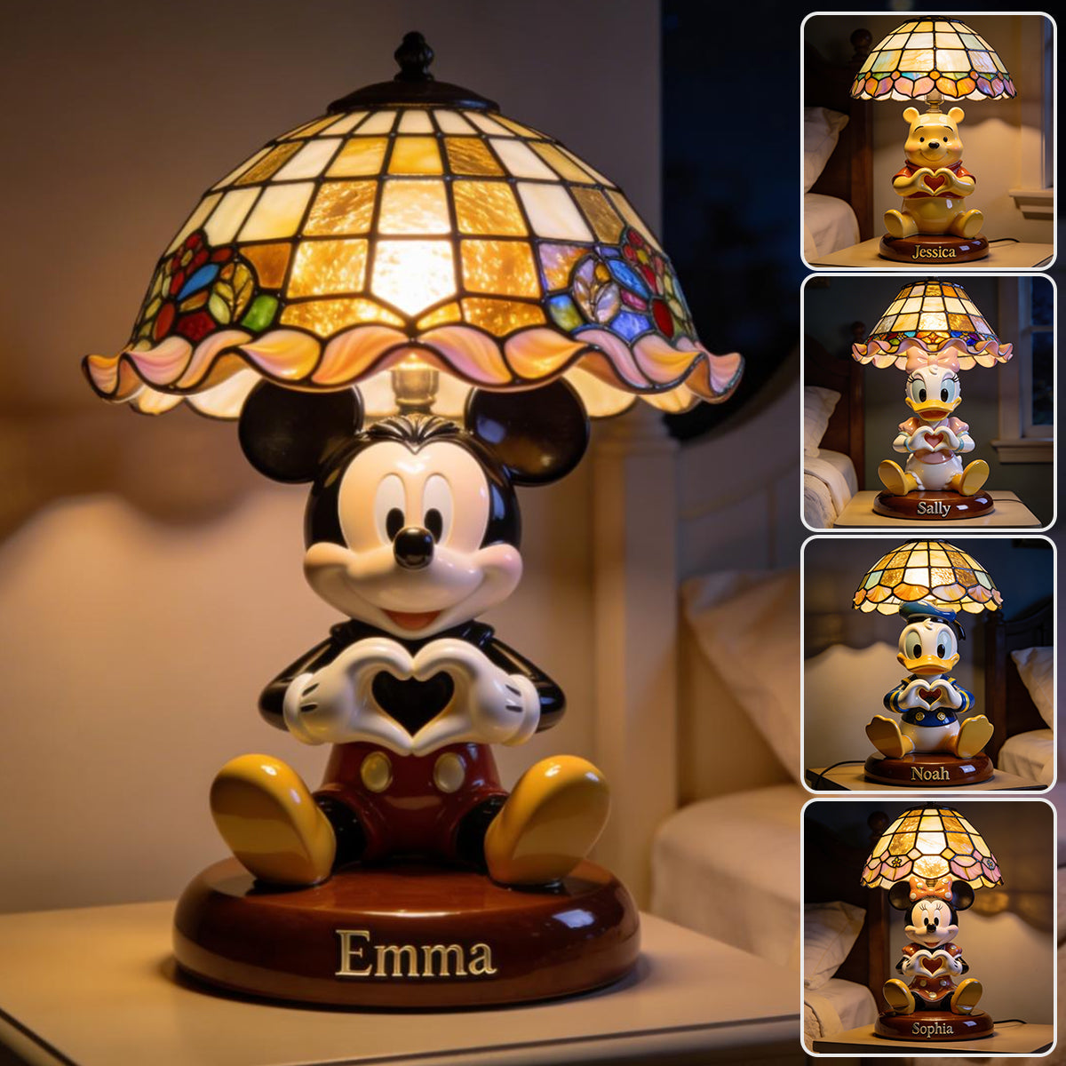 Custom Any Character - Personalized Mouse Acrylic LED Night Light