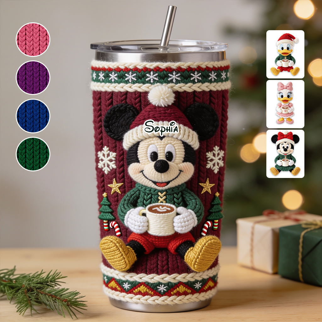 Merry Christmas - Personalized Mouse Tumbler