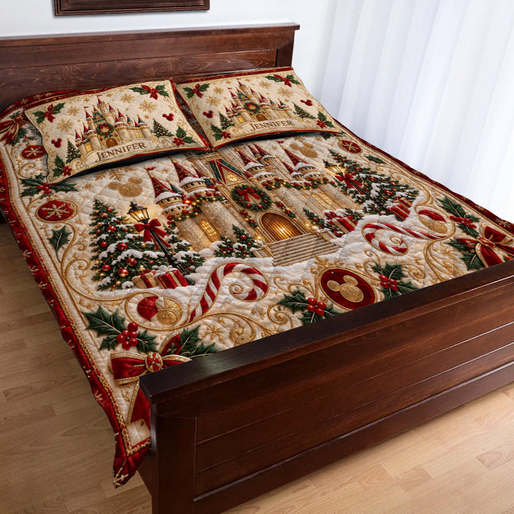 Magical Christmas - Personalized Dream Trip Quilt Set