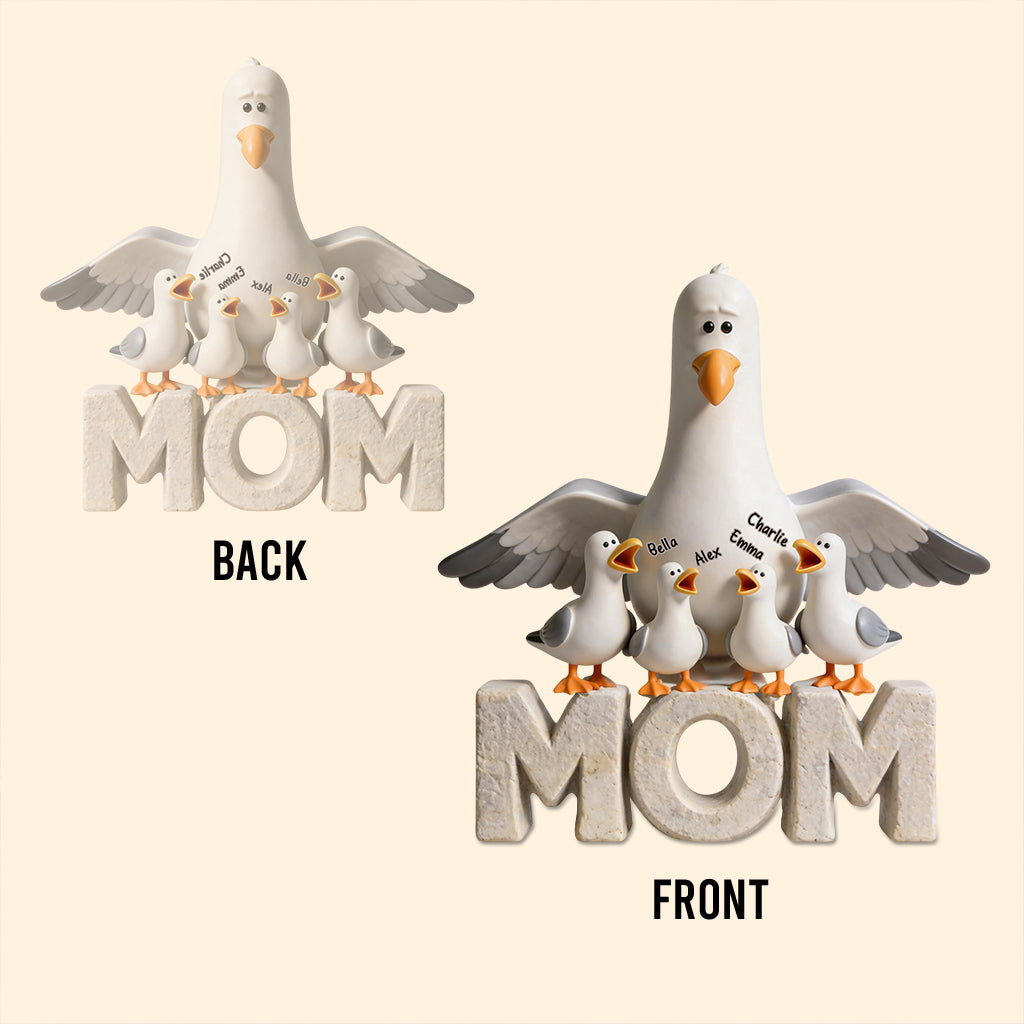 Seagulls Motherhood - Personalized Mother Custom Shaped Acrylic Plaque