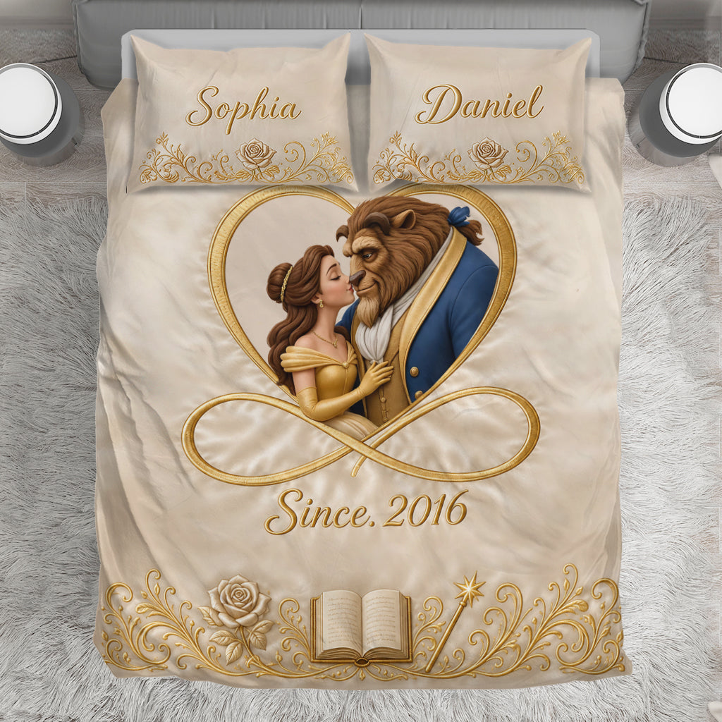 Tale As Old As Time - Personalized Beauty And The Beast Bedding Set