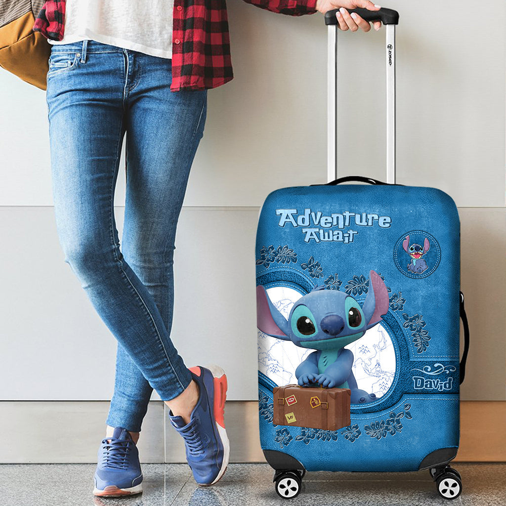 Ohana Adventure Awaits - Personalized Ohana Luggage Cover