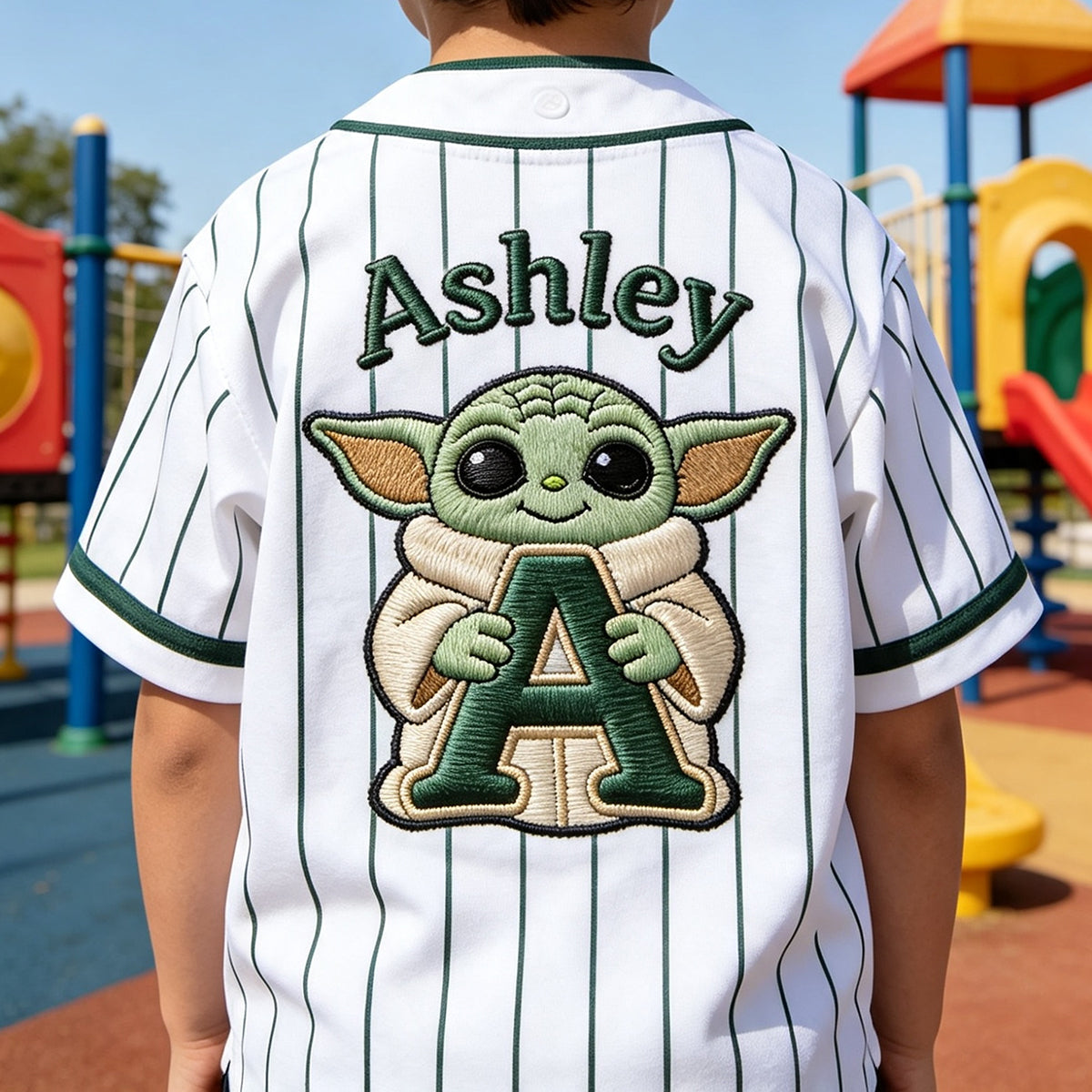Galaxy Character Alphabet - Personalized The Force Baseball Jersey