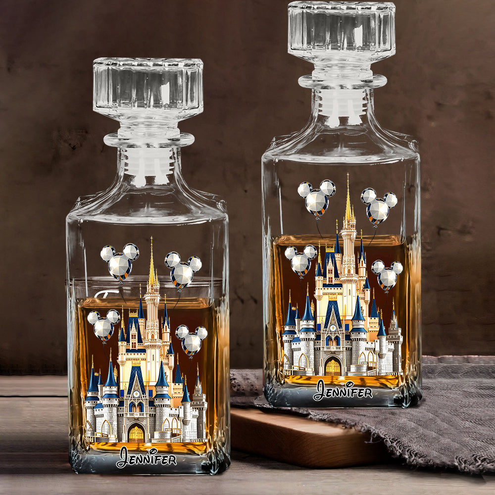 The Magical Castle - Personalized Mouse Whiskey Decanter Set