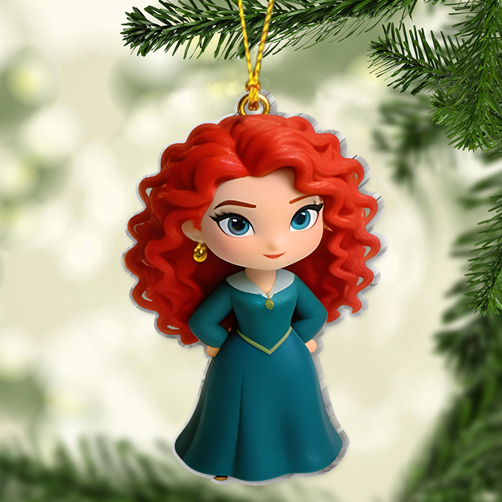 Princess Christmas Magic - Personalized Disney Princess Acrylic Ornament Advent Set