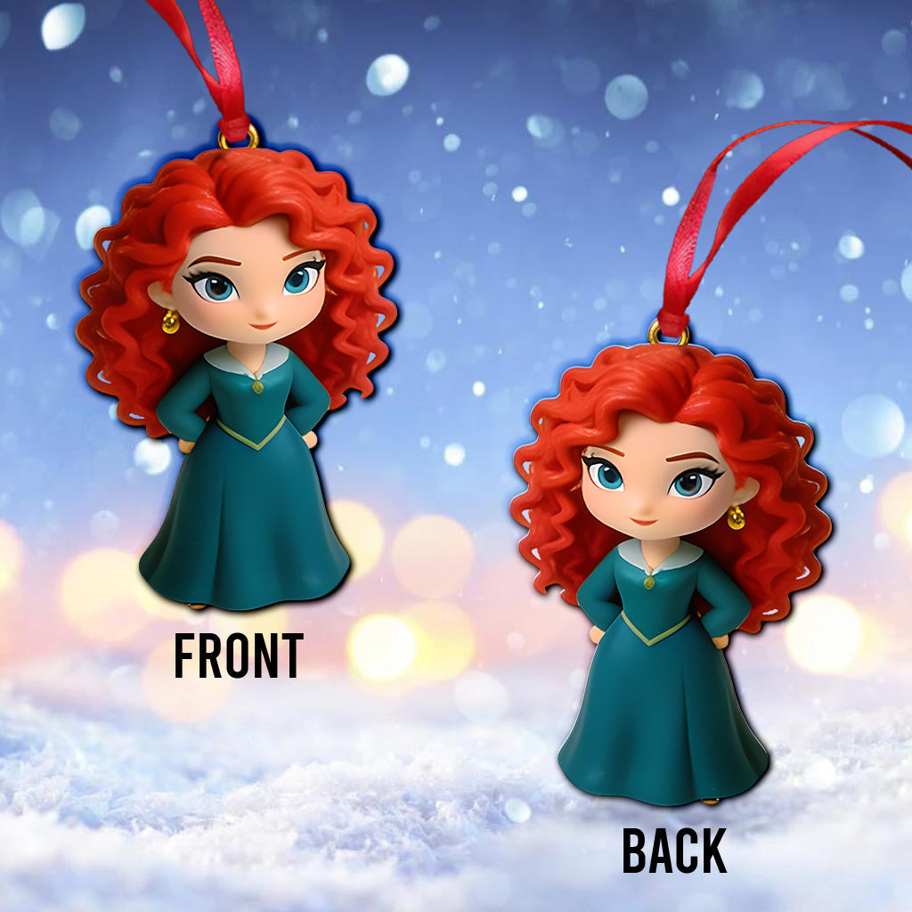 Princess Christmas Magic - Personalized Disney Princess Acrylic Ornament Advent Set