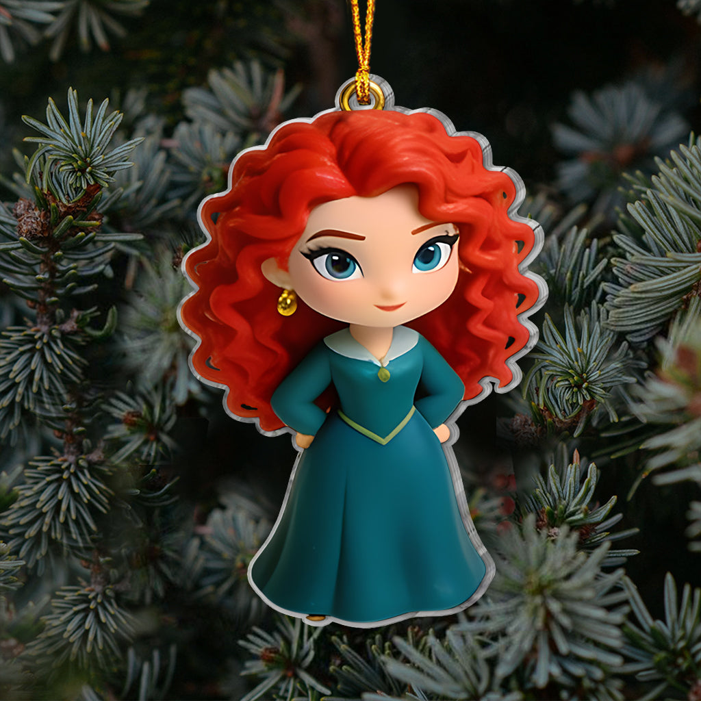 Princess Christmas Magic - Personalized Disney Princess Acrylic Ornament Advent Set