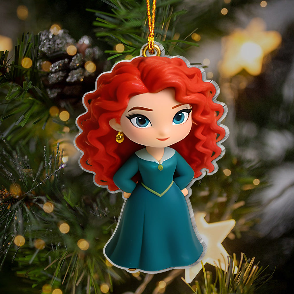 Princess Christmas Magic - Personalized Disney Princess Acrylic Ornament Advent Set