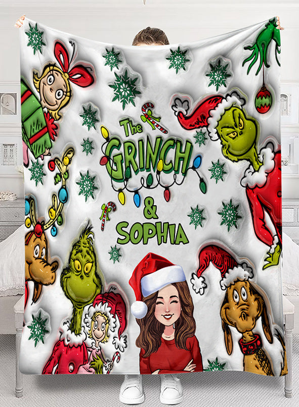 Merry Christmas - Personalized Stole Christmas Blanket