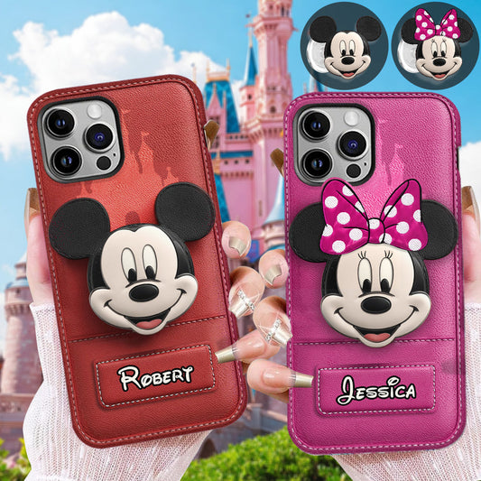 Dream Magic Custom Name - Personalized Full Print Mouse Phone Case & Phone Grip
