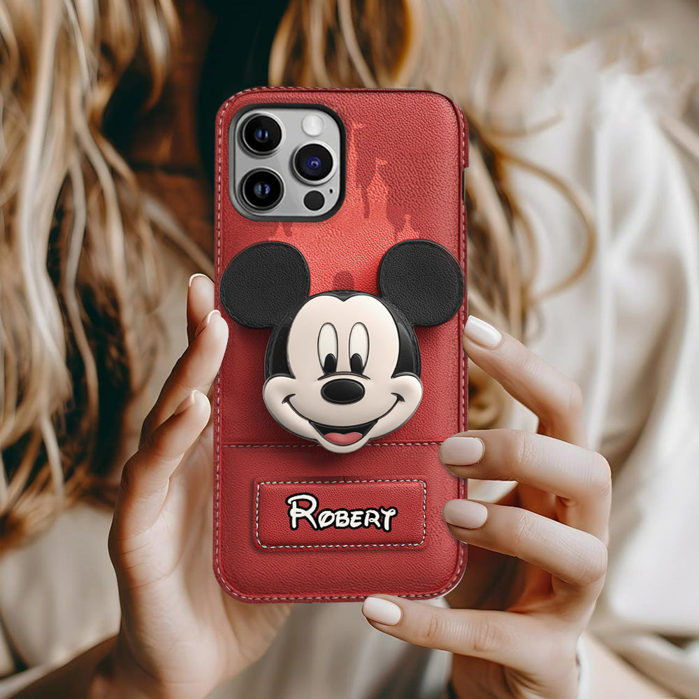 Dream Magic Custom Name - Personalized Full Print Mouse Phone Case & Phone Grip