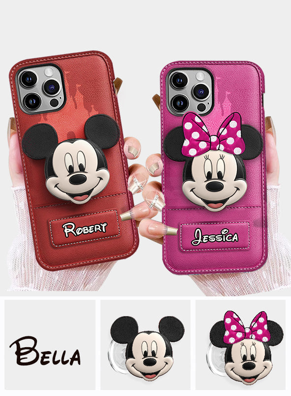 Dream Magic Custom Name - Personalized Full Print Mouse Phone Case & Phone Grip
