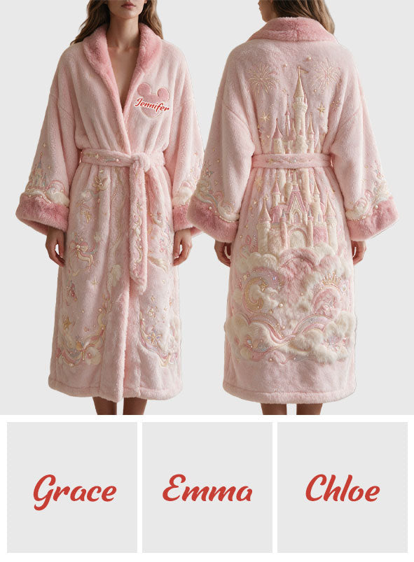Magical Castle - Personalized Dream Trip Pajama Kimono Robe