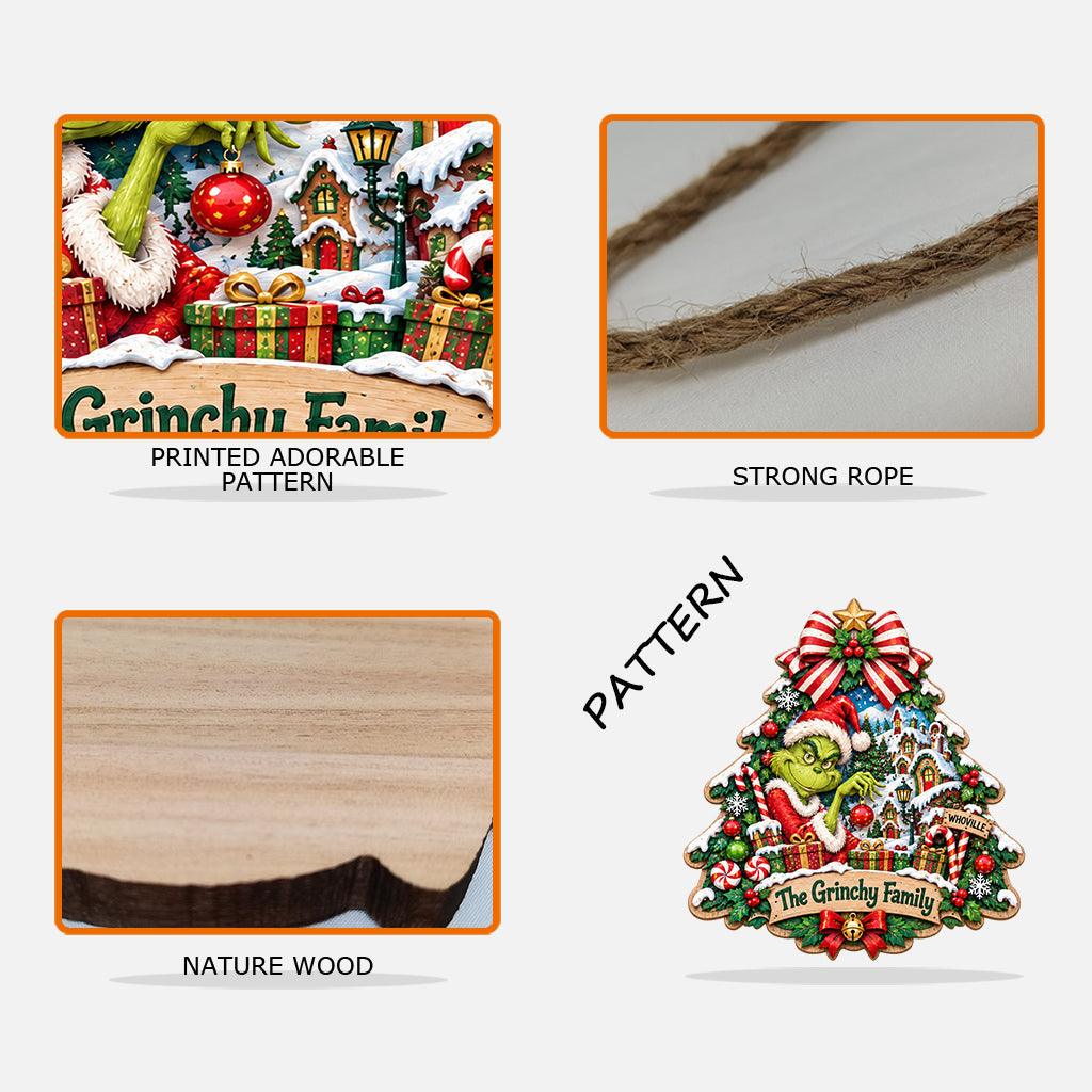 Welcome To Our Christmas House - Personalized Stole Christmas Custom Shaped Wood Sign