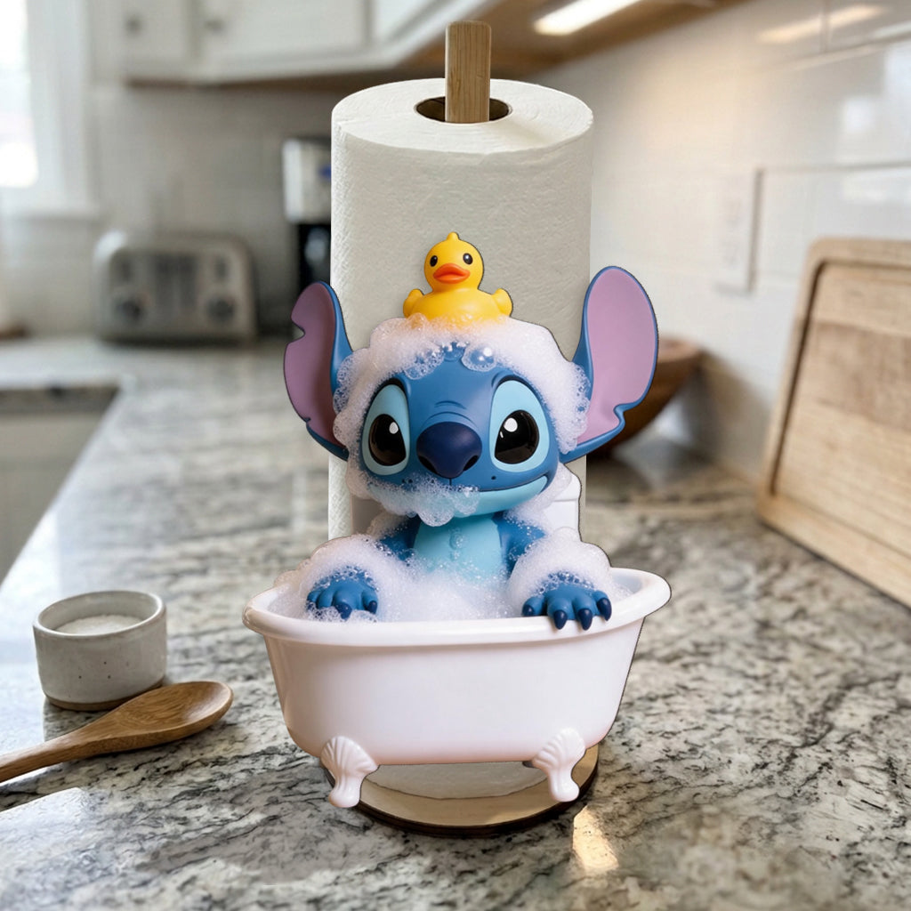 Aloha Cartoon Monster - Personalized Ohana Paper Towel Stand