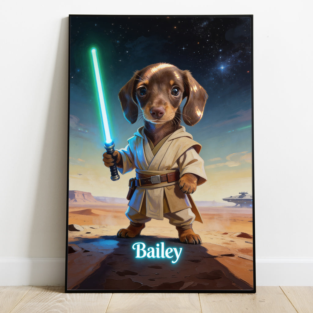 May The Force Be With You - Personalized The Force Canvas And Poster