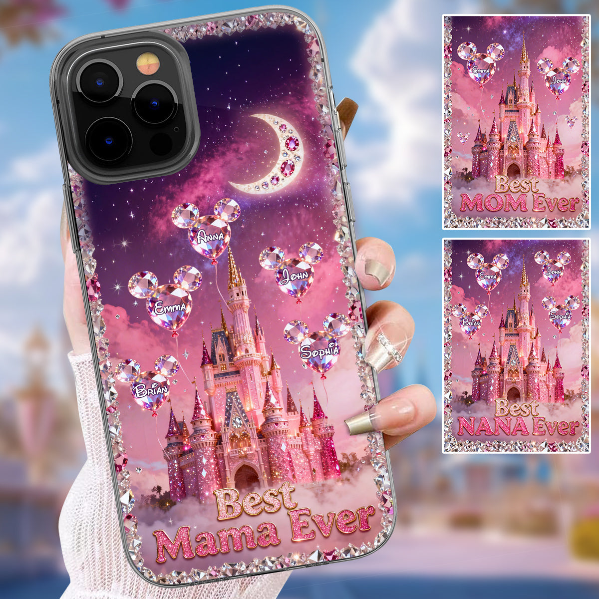 Disney Mama - Personalized Dream Trip Clear Phone Case