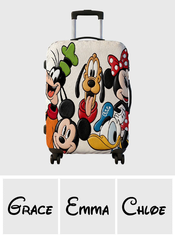 Friends - Personalized Mouse Luggage Cover