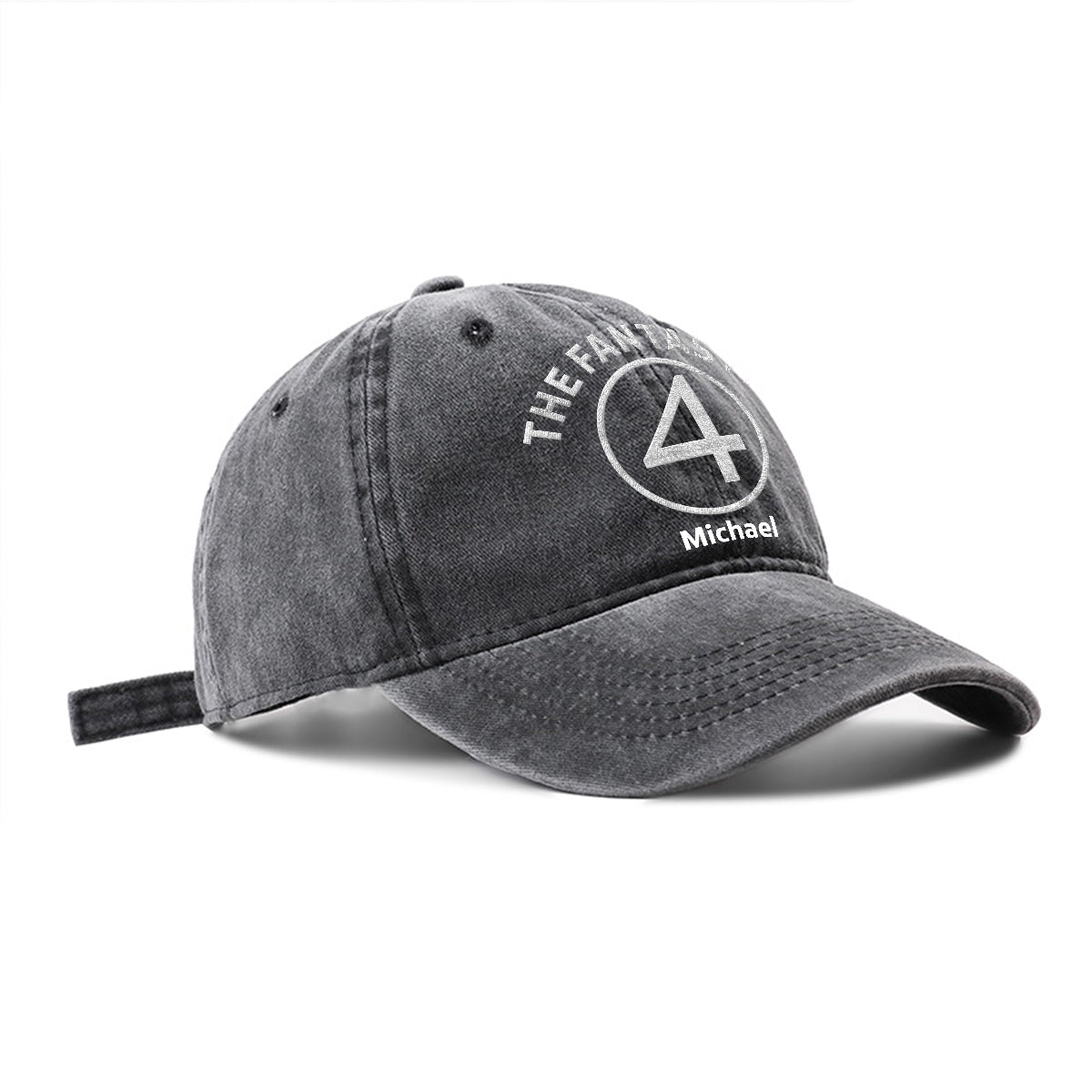 The Fantastic - Personalized Marvelous Universe Washed Denim Cap