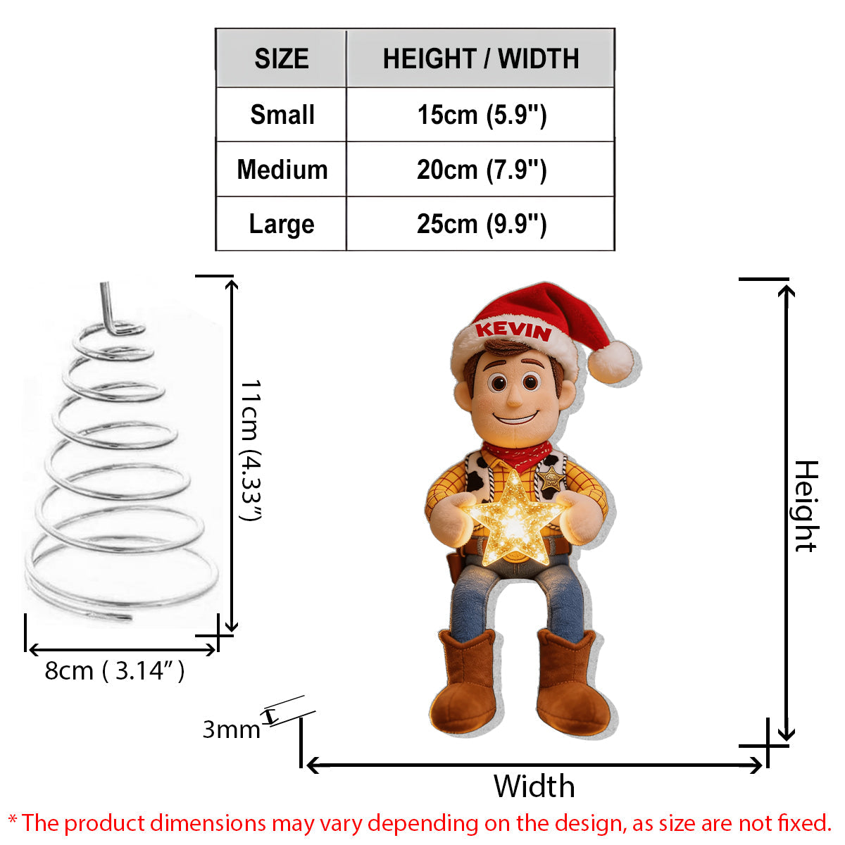 Christmas Story - Personalized Movie For Kids LED Light Tree Topper