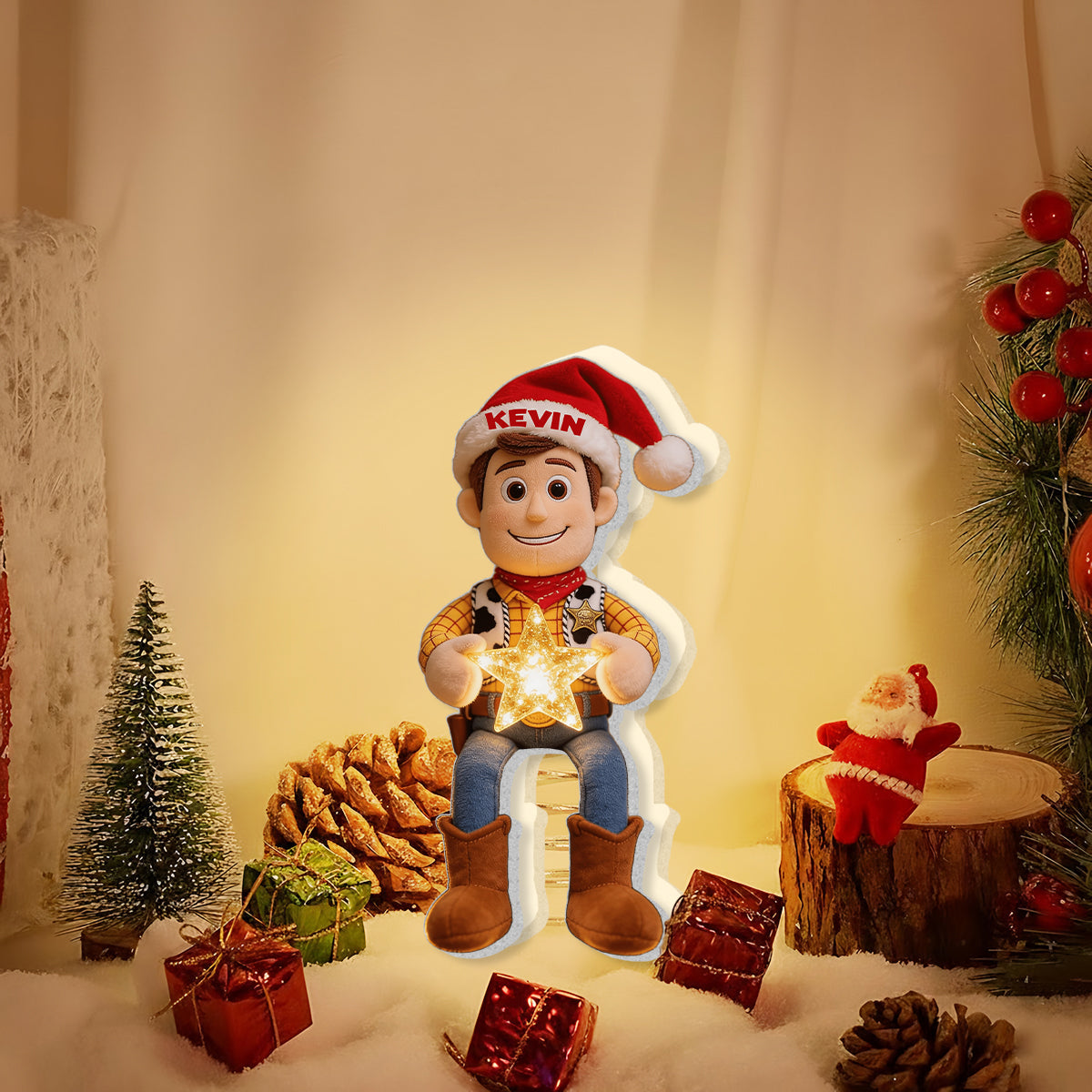 Christmas Story - Personalized Movie For Kids LED Light Tree Topper
