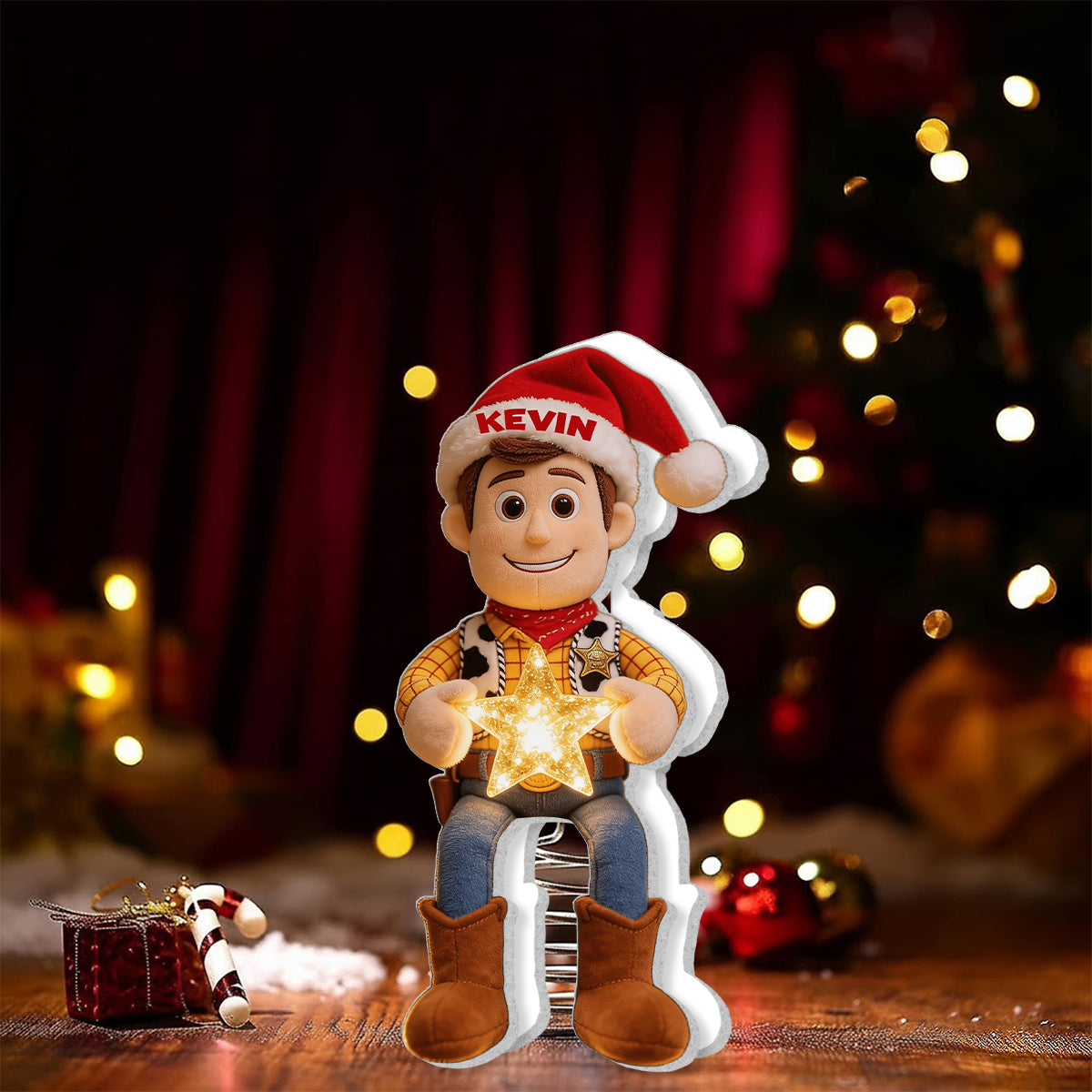 Christmas Story - Personalized Movie For Kids LED Light Tree Topper