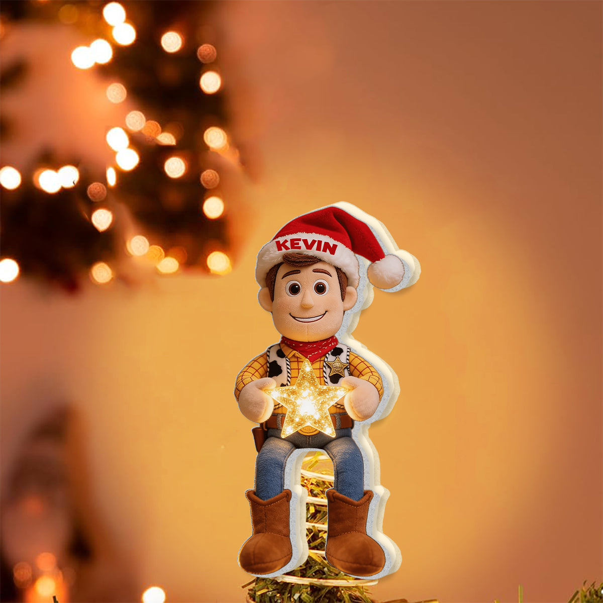 Christmas Story - Personalized Movie For Kids LED Light Tree Topper