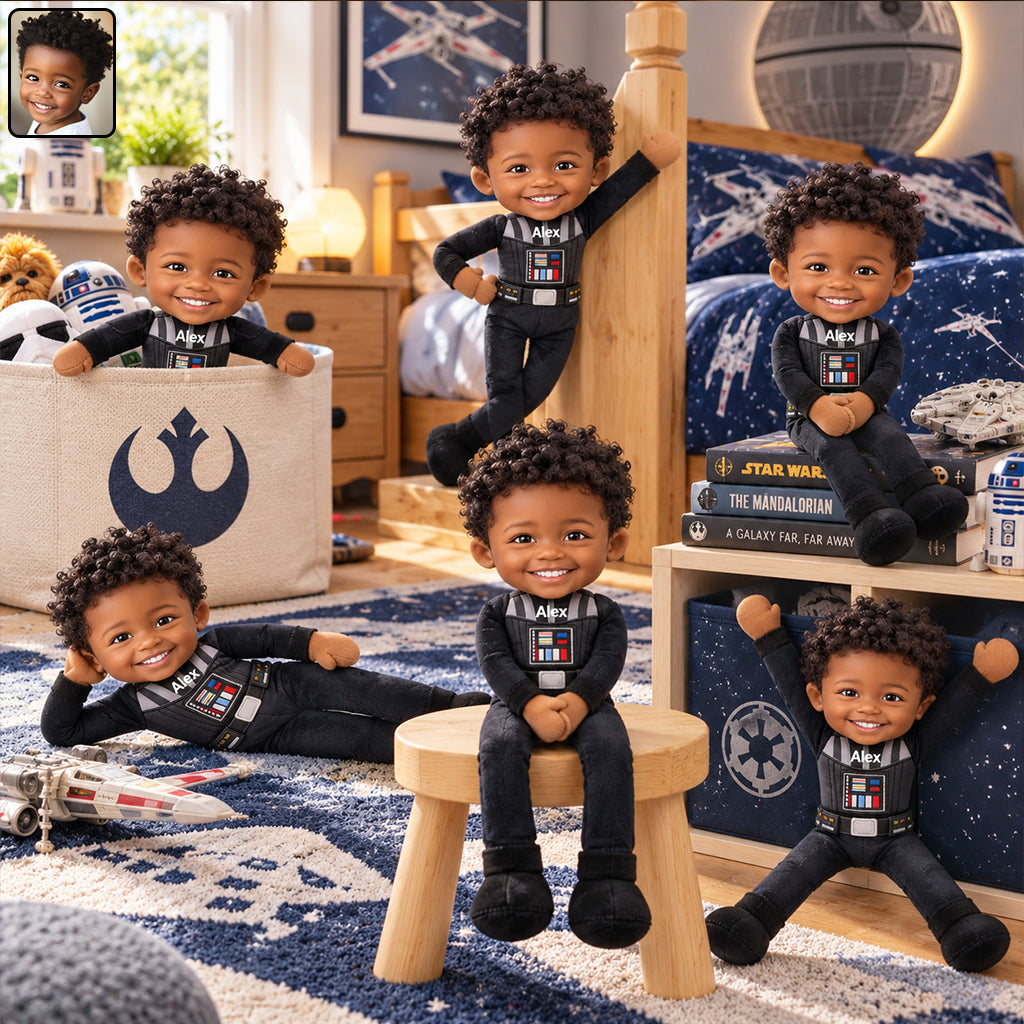 Black Hero - Personalized The Force Posable Plush Doll