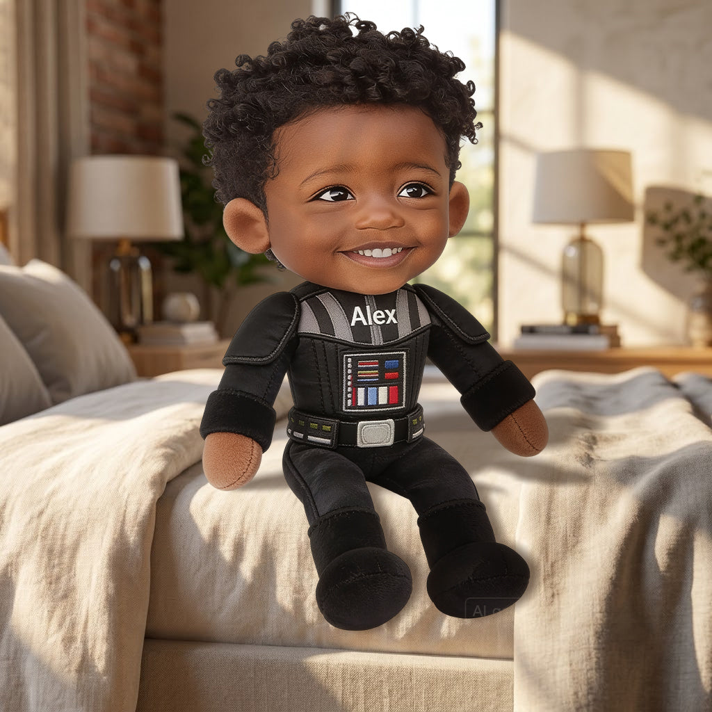Black Hero - Personalized The Force Posable Plush Doll