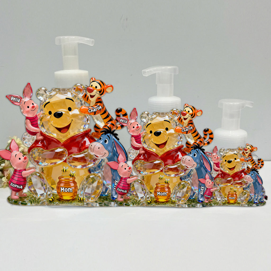 Mama Bear - Personalized Yellow Bear Pump Dispenser