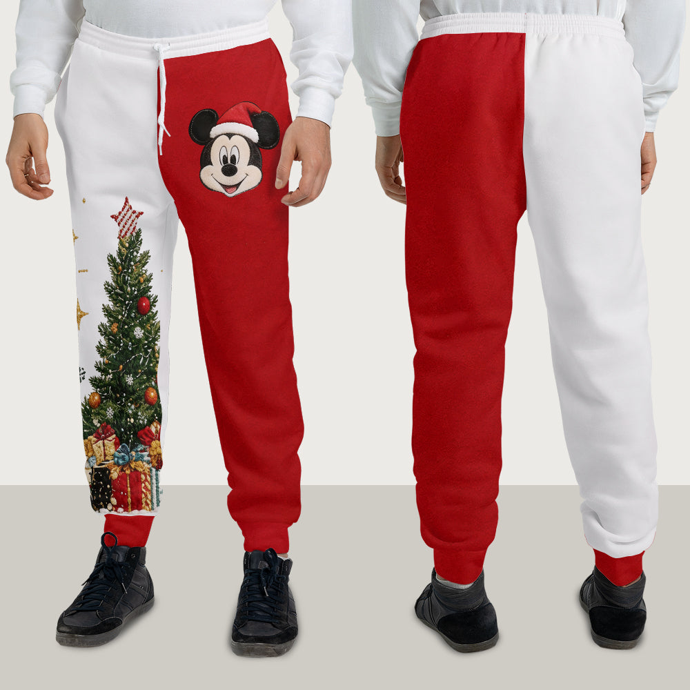 Merry Christmas - Personalized Mouse Kid Hoodie & Kid Jogger Sweatpants