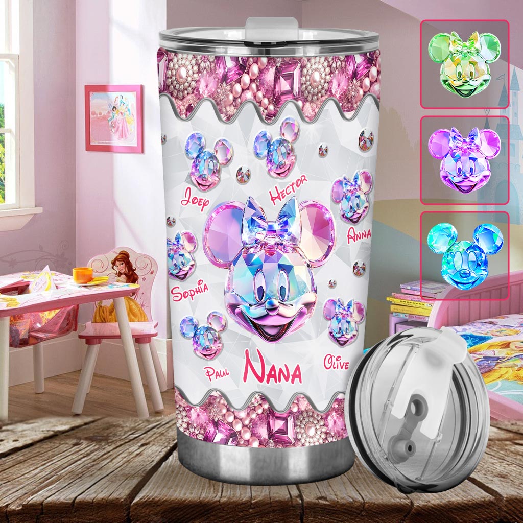 Crystal Mouse Ears - Personalized Mouse Tumbler