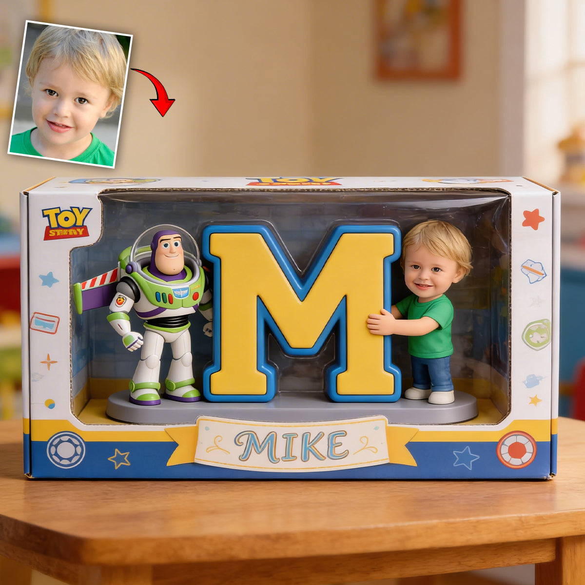 Custom Character, Alphabet Letter - Personalized Movie For Kids Custom Shaped Acrylic Plaque