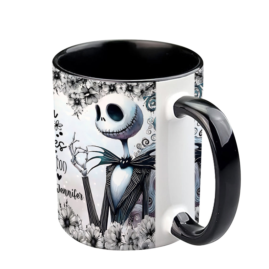 Just A Girl Who Loves Nightmare - Personalized Nightmare Accent Mug