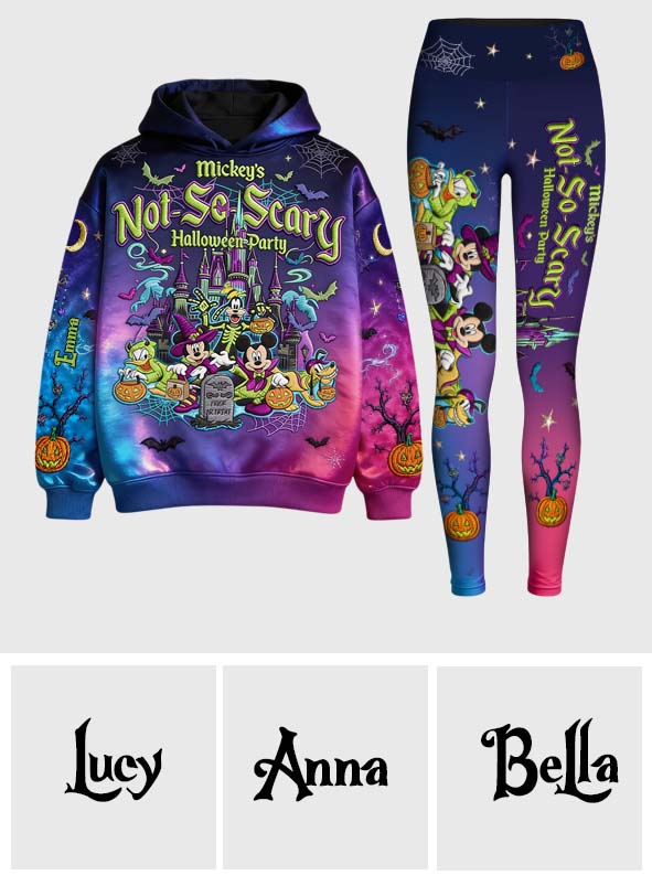 Not So Scary Haloween - Personalized Mouse Hoodie and Leggings