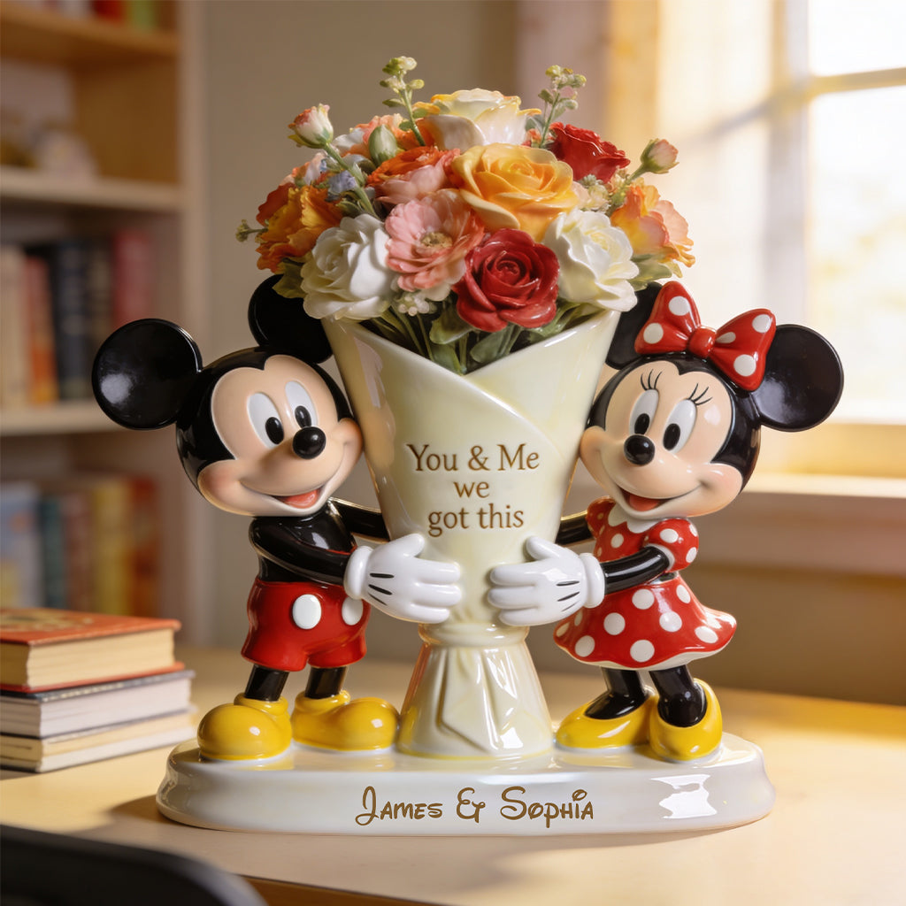 You & Me We Got This - Personalized Mouse Custom Shaped Acrylic Plaque