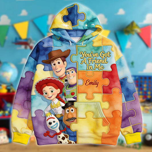 You've Got A Friend In Me - Personalized Autism Awareness All Over Shirt
