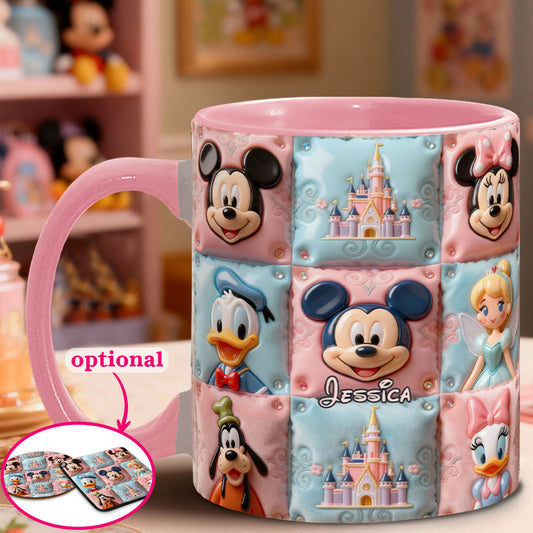 Magic Friends - Personalized Mouse Accent Mug & Coaster