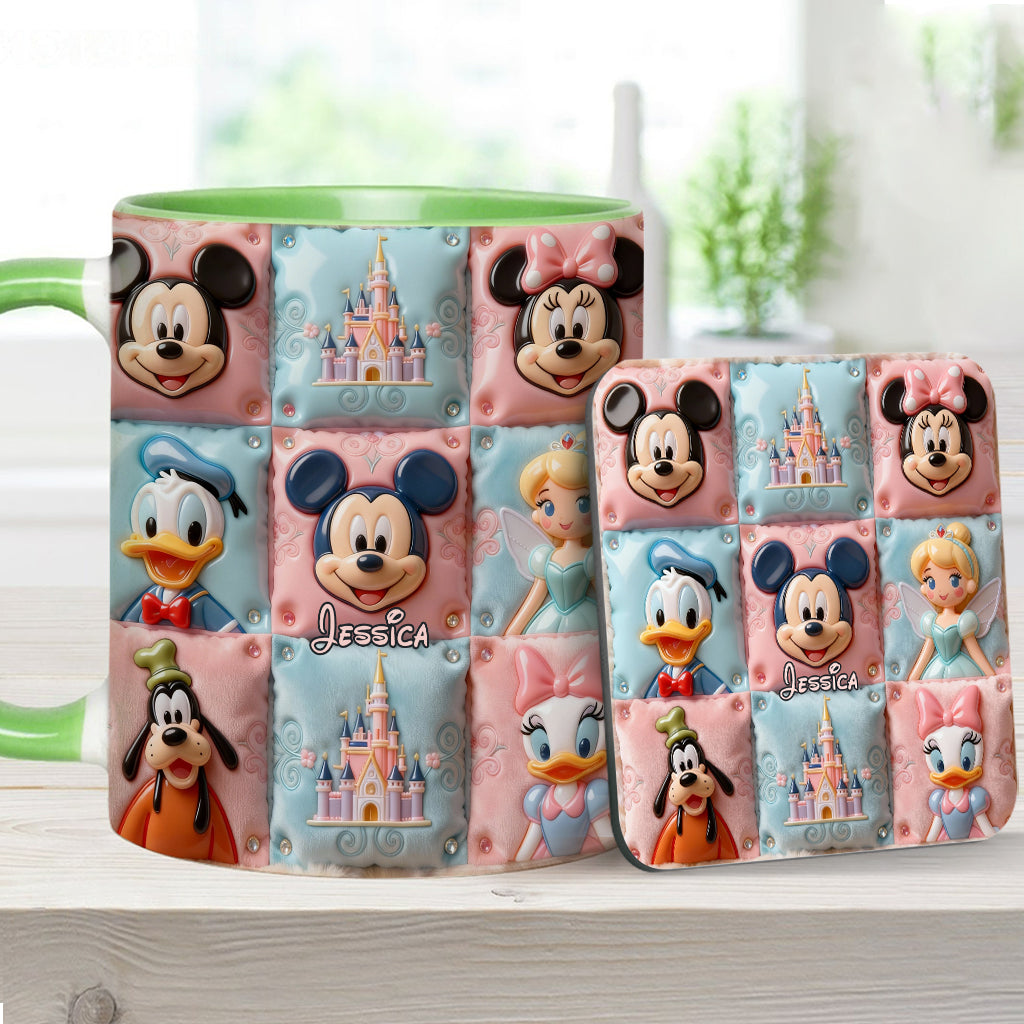 Magic Friends - Personalized Mouse Accent Mug & Coaster