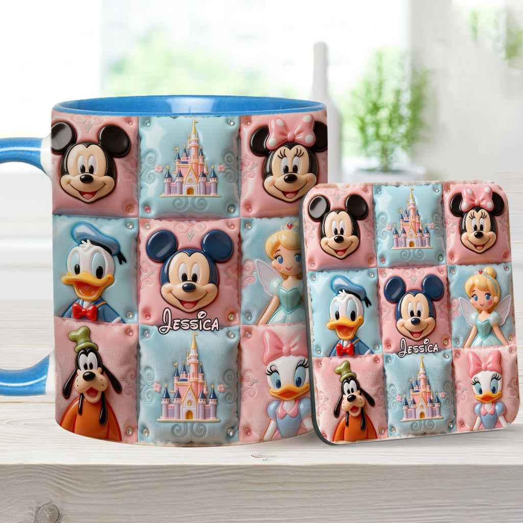 Magic Friends - Personalized Mouse Accent Mug & Coaster