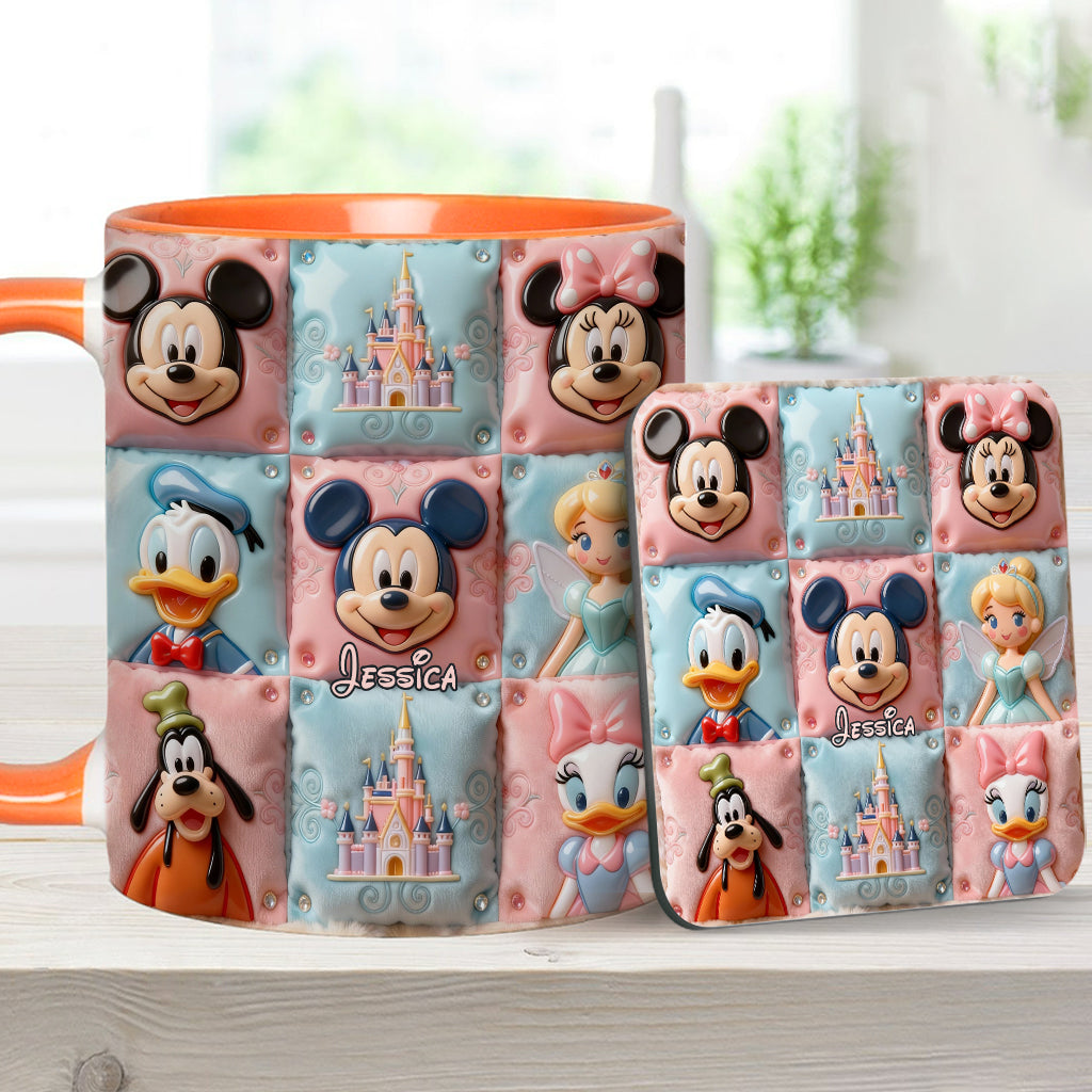 Magic Friends - Personalized Mouse Accent Mug & Coaster