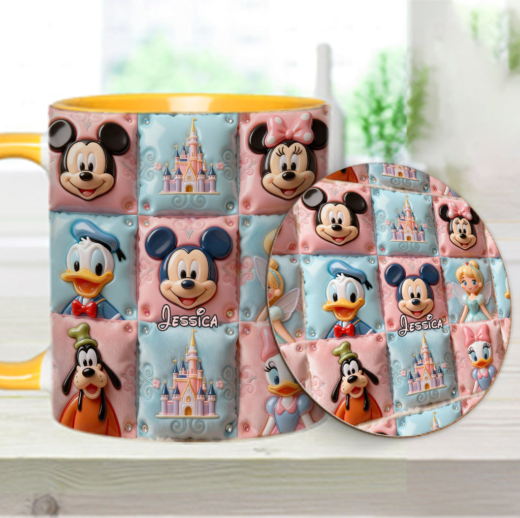 Magic Friends - Personalized Mouse Accent Mug & Coaster