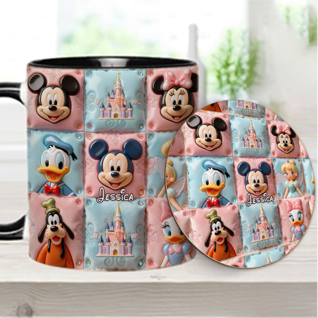Magic Friends - Personalized Mouse Accent Mug & Coaster