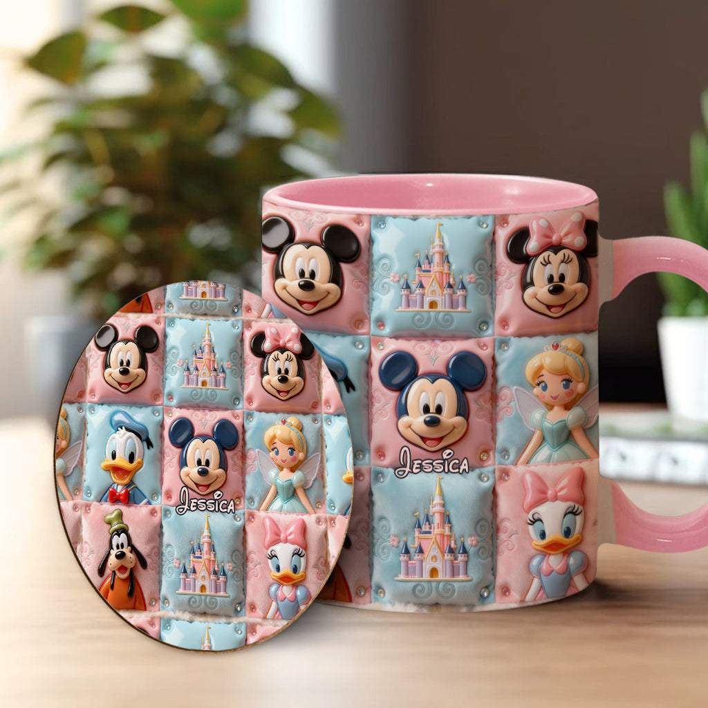 Magic Friends - Personalized Mouse Accent Mug & Coaster