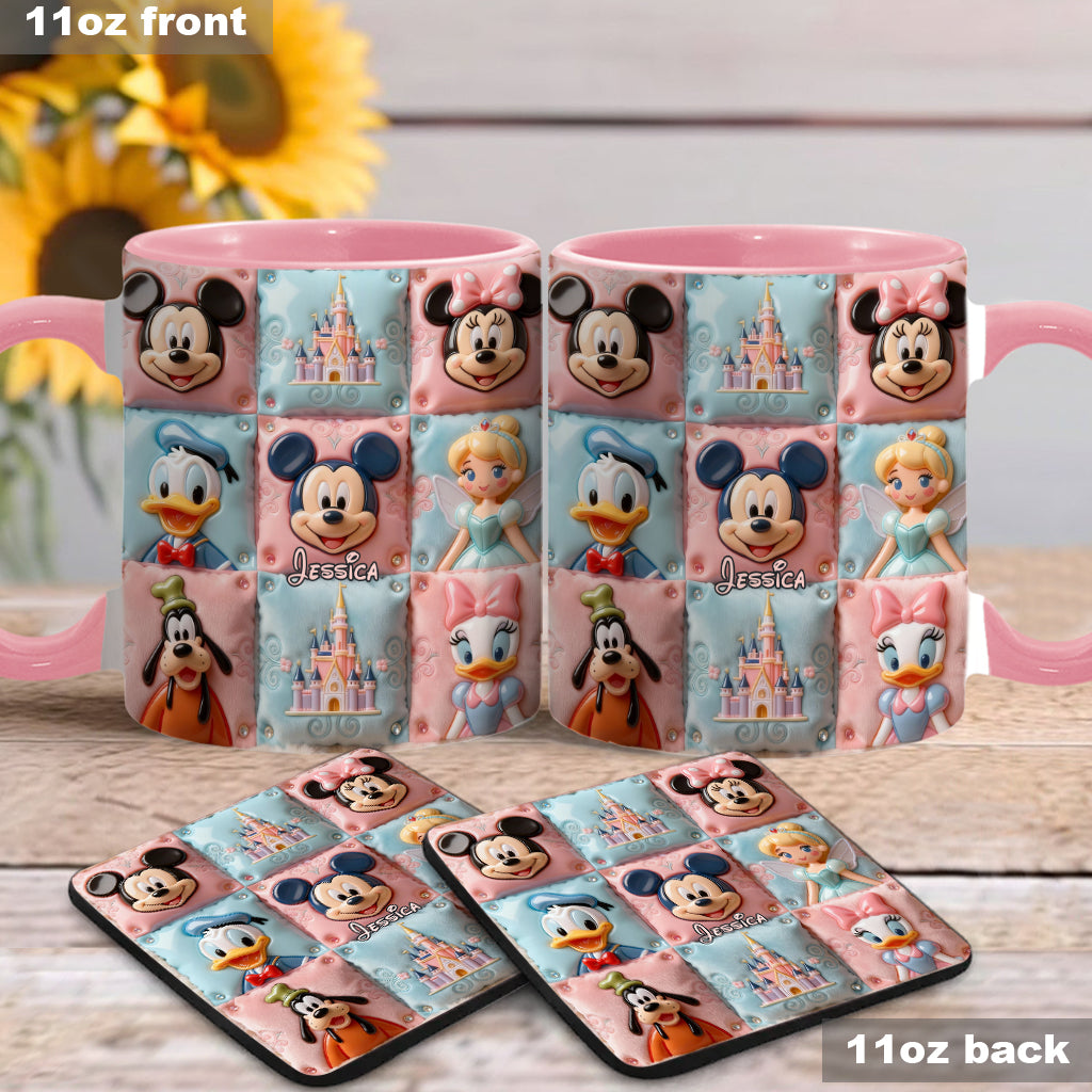Magic Friends - Personalized Mouse Accent Mug & Coaster