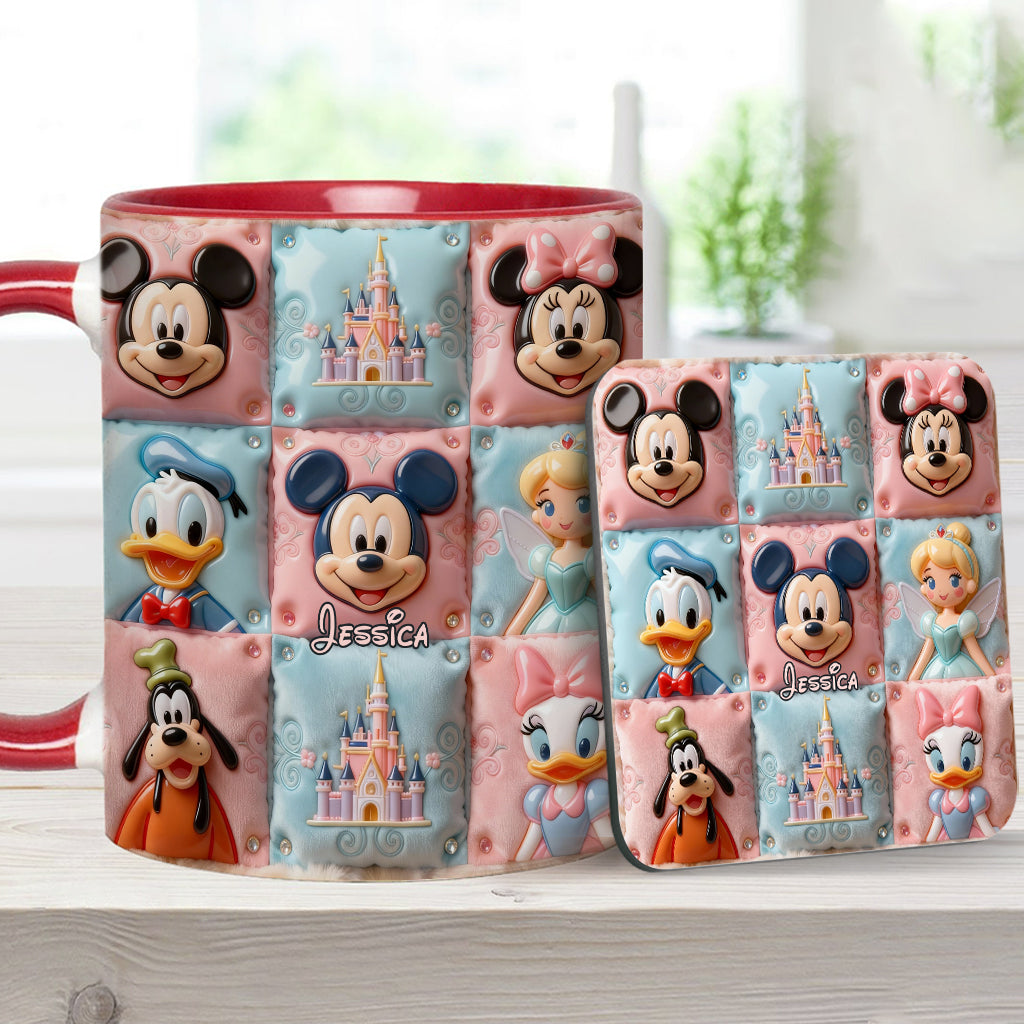 Magic Friends - Personalized Mouse Accent Mug & Coaster