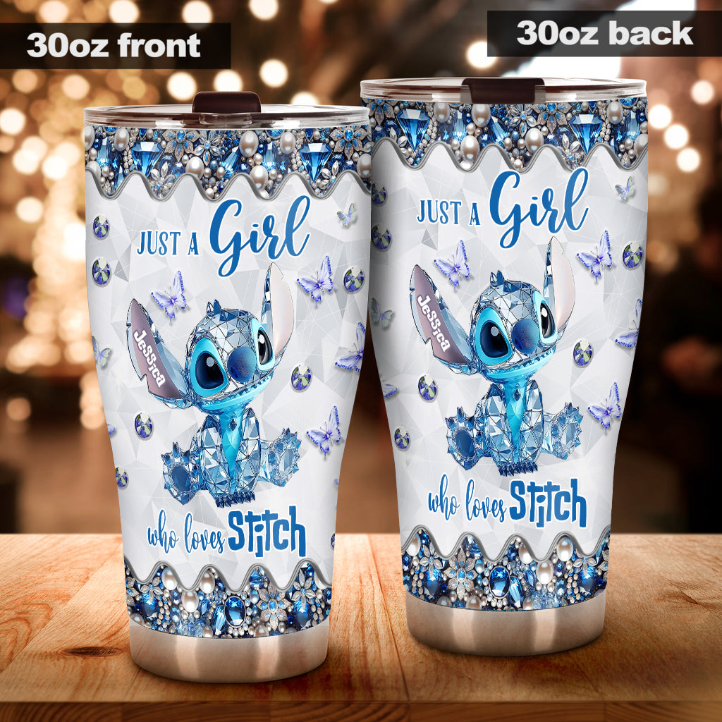 Blue Crystal Ohana - Personalized Ohana Tumbler